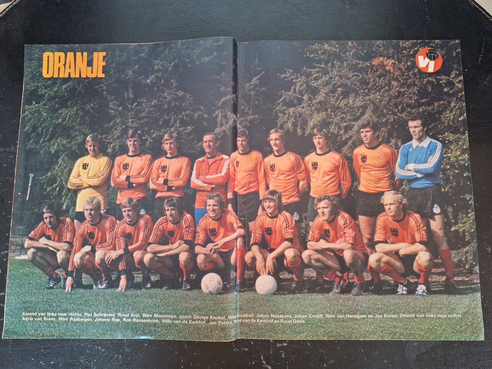 Unieke poster Nederlands Elftal EK 1976, Ophalen of Verzenden, Zo goed als nieuw, Ajax, Poster, Plaatje of Sticker