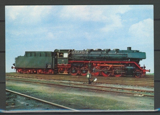 Locomotief Lok No.44 114A Foto-Ansichtkaart Trein t-90 jdu, Ophalen of Verzenden, Zo goed als nieuw, Trein, Kaart of Prent