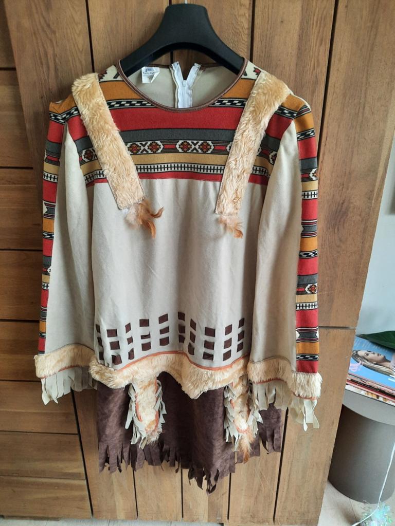 Leuk indianenpak Funny Fashion - Maat 40/42 (M), Maat 38/40 (M), Carnaval, Ophalen of Verzenden, Kleding