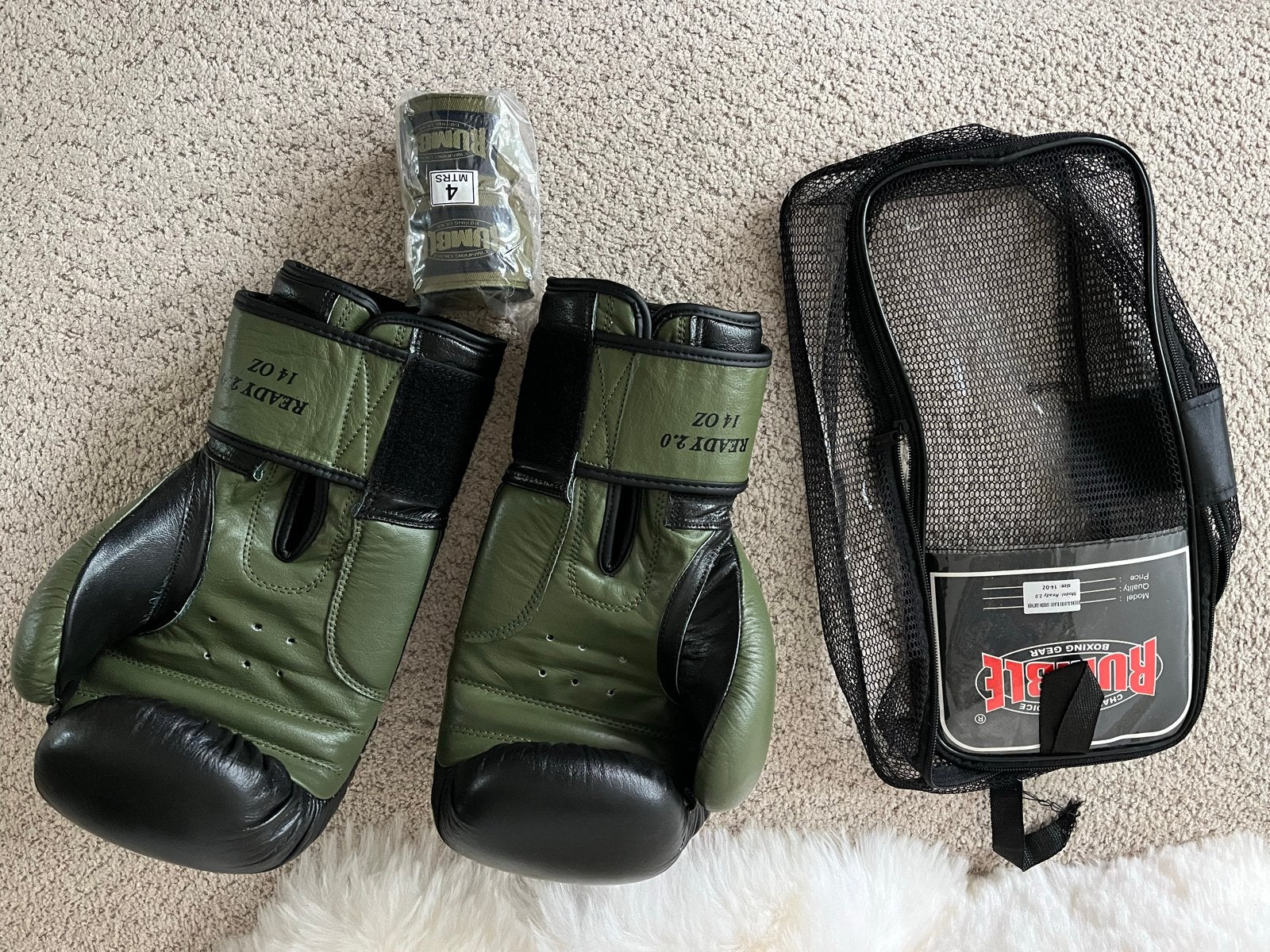 Rumble Boxing Gear Ready 2.0 Bokshandschoenen 14 OZ, Ophalen of Verzenden, Nieuw, Bokshandschoenen