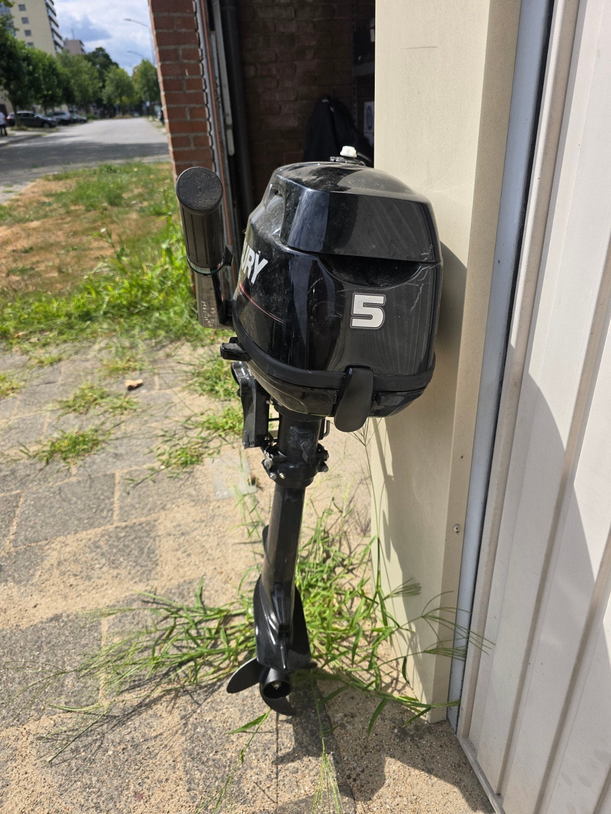 als nieuw: Mercury 5 pk 4takt kortstaart Buitenboordmotor, Watersport en Boten, Ophalen, Gebruikt, Minder dan 5 pk, Viertaktmotor