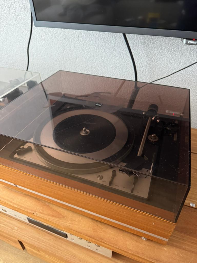 Dual 1209 vintage platenspeler, Ophalen, Gebruikt, Dual