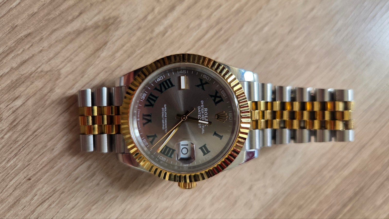 Rolex Datejust 3235 defect, Sieraden, Tassen en Uiterlijk, Horloges | Heren, Ophalen of Verzenden, Staal, Rolex