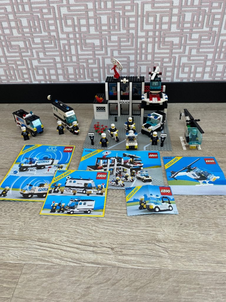 Lego Politie lot 5sets (compleet), Ophalen, Lego, Compleet, Complete set