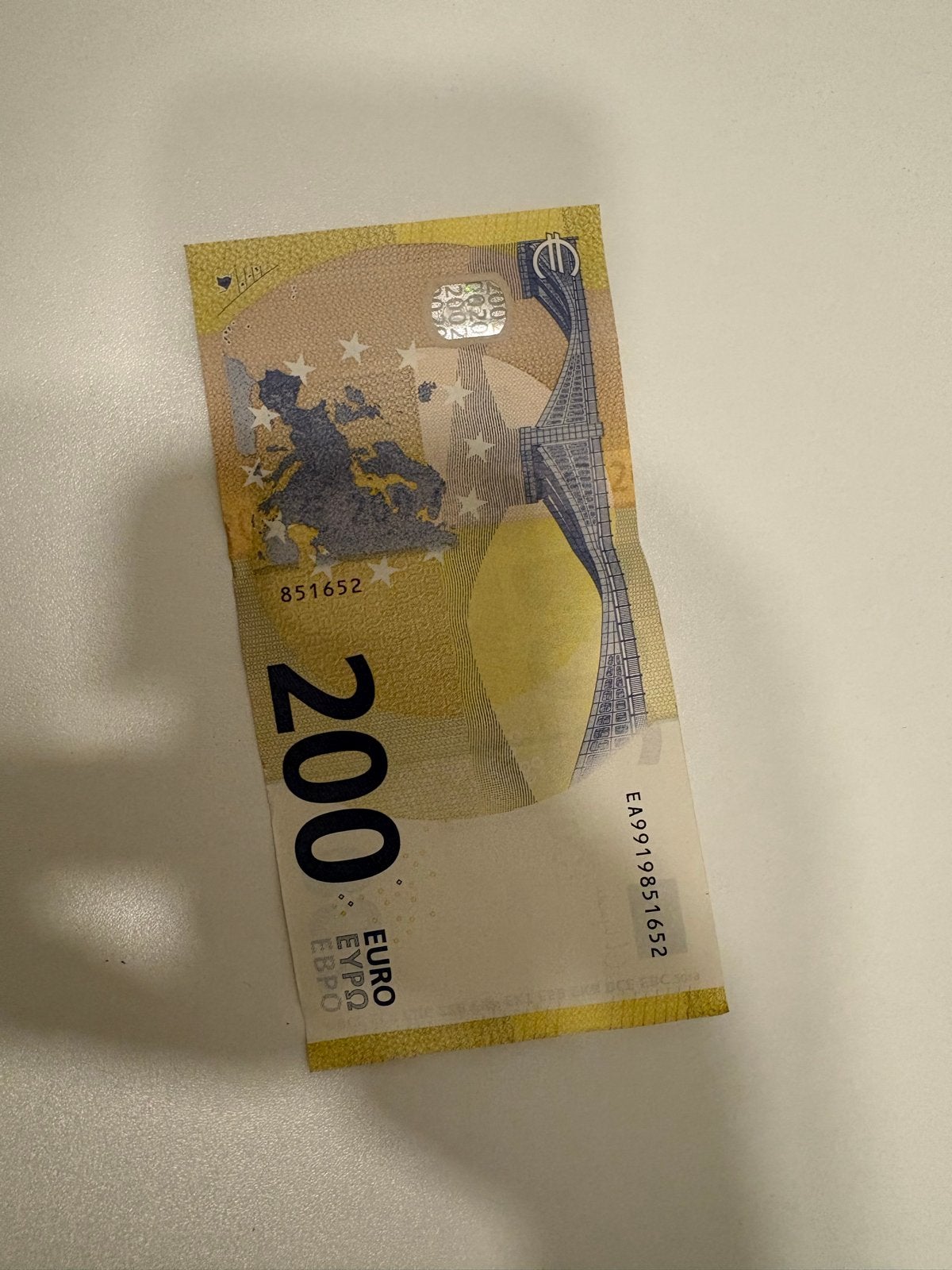 200 euro bankbiljet - Los biljet, Ophalen, Overige landen, 200 euro, Los biljet