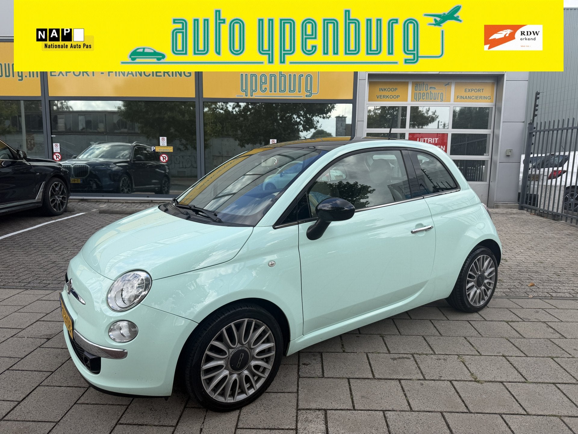 Fiat 500 0.9 TwinAir Turbo Cult * Leer * Panoramadak * Digit, Auto's, Voorwielaandrijving, Gebruikt, 905 kg, Handgeschakeld