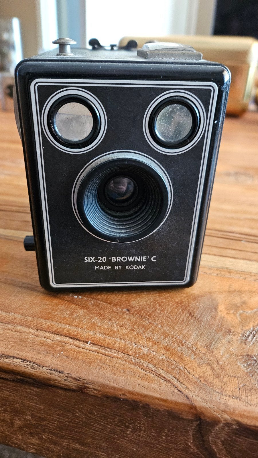 Vintage Kodak Six-20 'Brownie' C Boxcamera, Ophalen of Verzenden, Gebruikt, Compact, Kodak