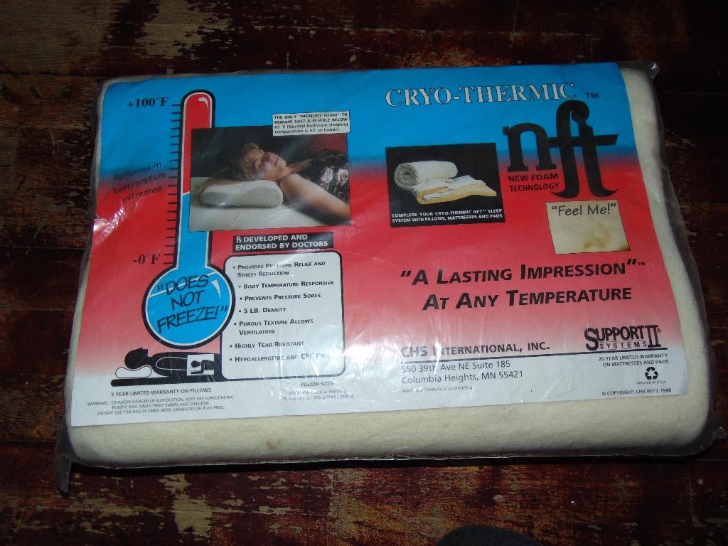 Kussen cryo-thermic, Ophalen of Verzenden, Nieuw, Eenpersoons, Kussen