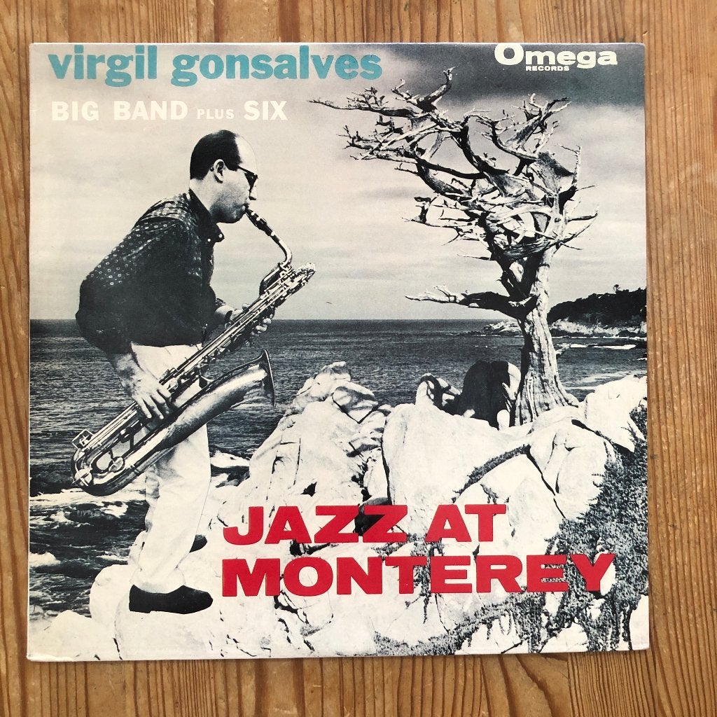 Virgil Gonsalves Big Band Plus Six - Jazz At Monterey, LP, Reissue, Ophalen of Verzenden, Zo goed als nieuw
