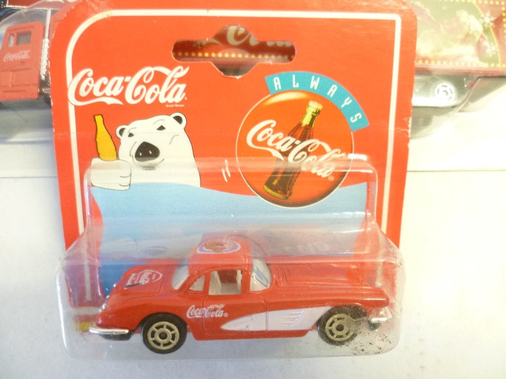 Majorette 1997 Chevrolet Corvette Coca Cola modelauto, Ophalen of Verzenden, Nieuw, Auto