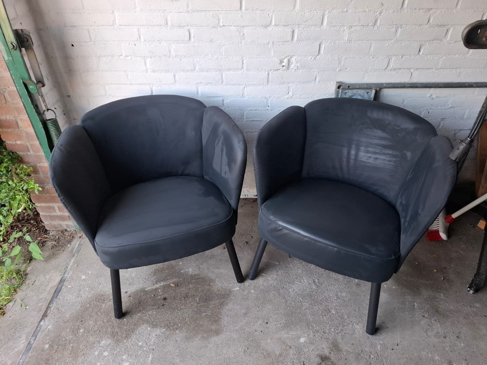 IKEA Herråkra Fauteuil (2 stuks), Ophalen, Gebruikt, Modern, Scandinavisch, 75 tot 100 cm