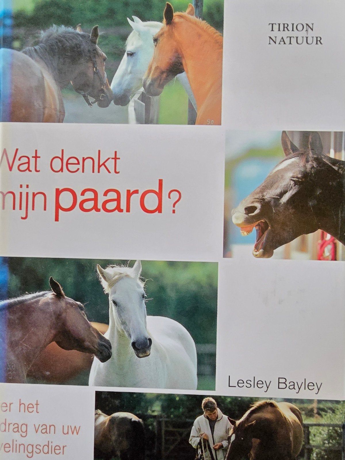Wat denkt mijn paard? - Lesley Bayley - Tirion Natuur, Ophalen of Verzenden, Gelezen, Overige onderwerpen, Lesley Bayley