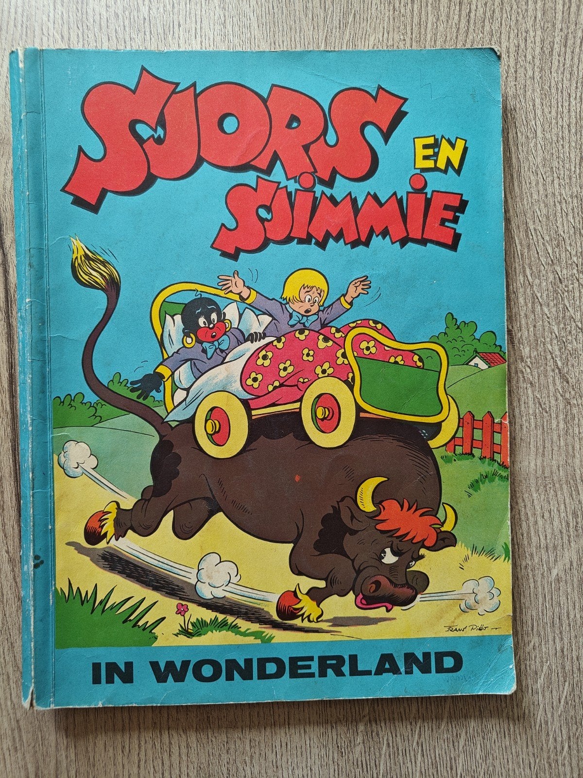 Sjors en Sjimmie in Wonderland - Oud stripboek, Eén stripboek, Ophalen of Verzenden, Gelezen, Frans Piët