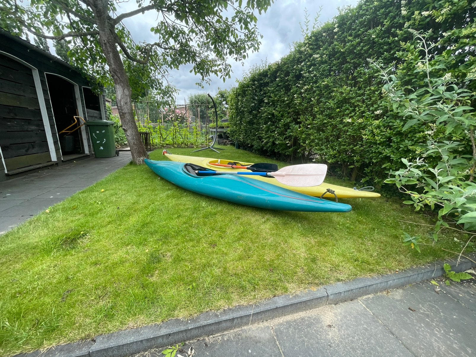 Kajak, Watersport en Boten, Kano's, Ophalen, Gebruikt, Eén persoon, Met peddels