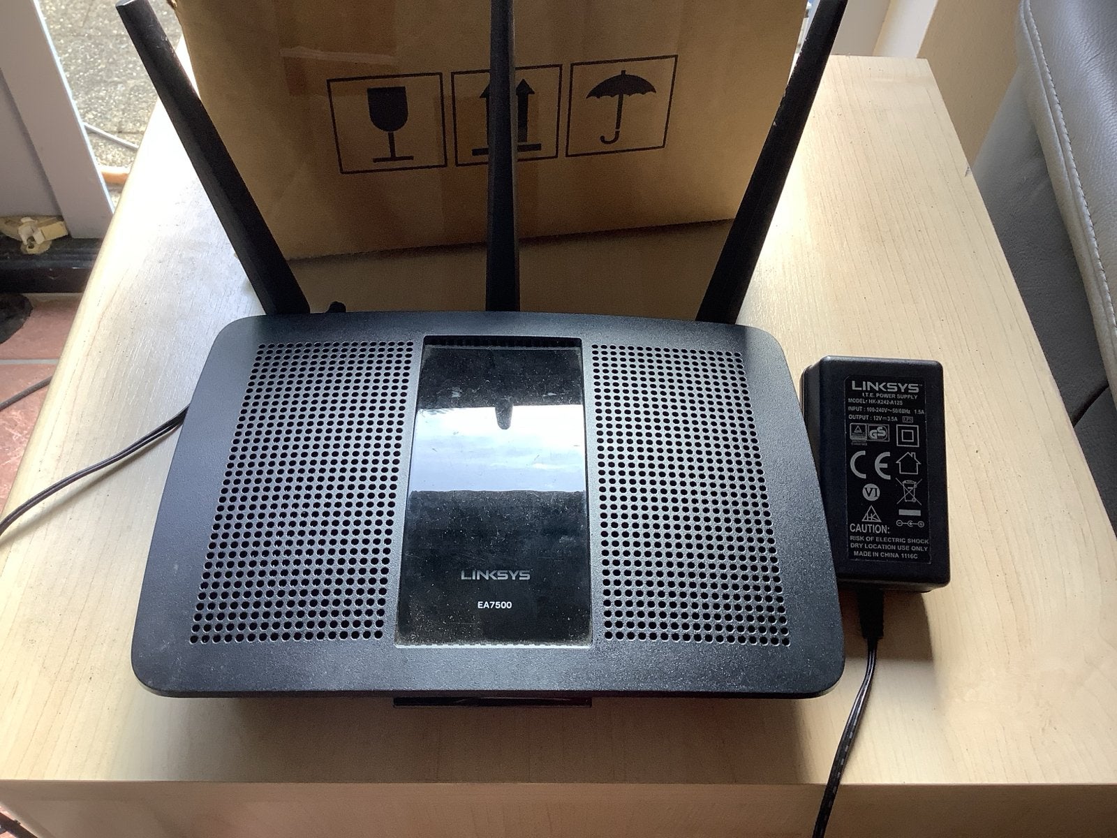 Linksys EA7500 Max-Stream AC1900 MU-MIMO Gigabit Router, Ophalen of Verzenden, Gebruikt, Router