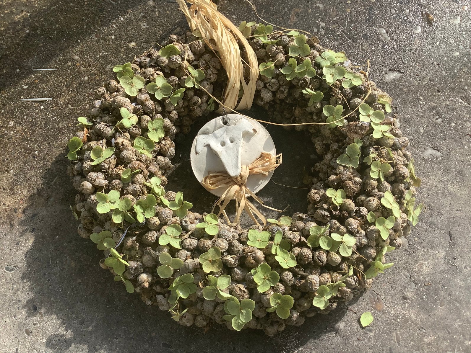 Dadelbes kran met hortensia , al perfect gedroogd, Ophalen of Verzenden, Nieuw