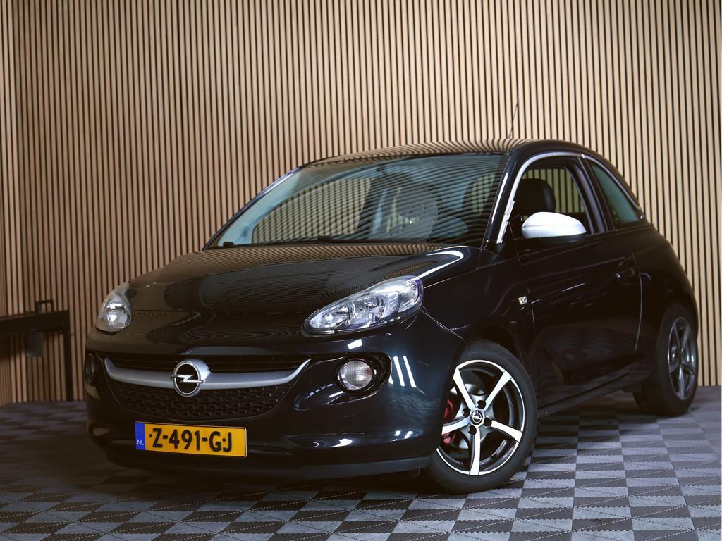 Opel ADAM 1.2 Jam LEDER BLUETH CRUISE AIRCO LMV '16, Auto's, Opel, Bedrijf, Te koop, ADAM, ABS, Airbags, Airconditioning, Alarm
