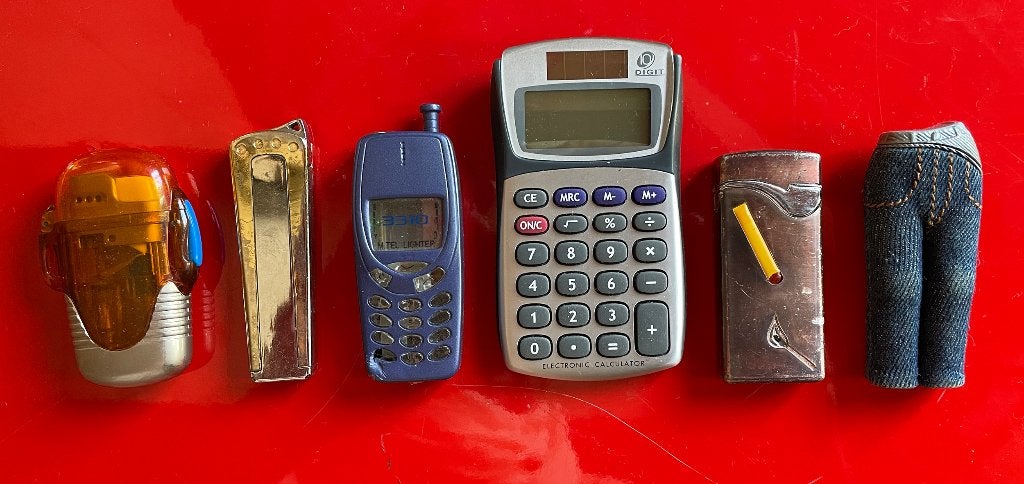 AANSTEKERS & CALCULATOR  €1 PER STUK A'DAM OUD WEST, Ophalen, Gebruikt, Aansteker