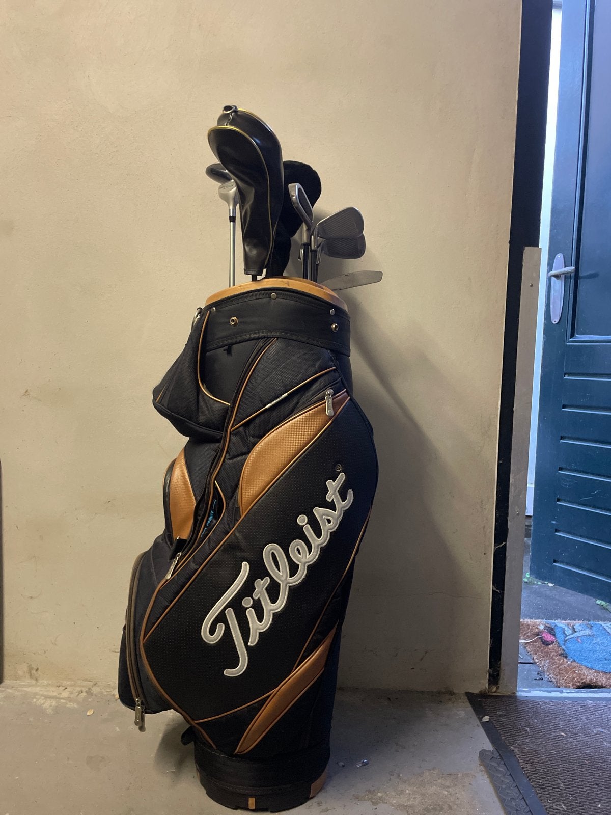 golfset met Titleist golftas WOODS EN DRIVER VERKOCHT, Ophalen, Gebruikt, Set, Callaway