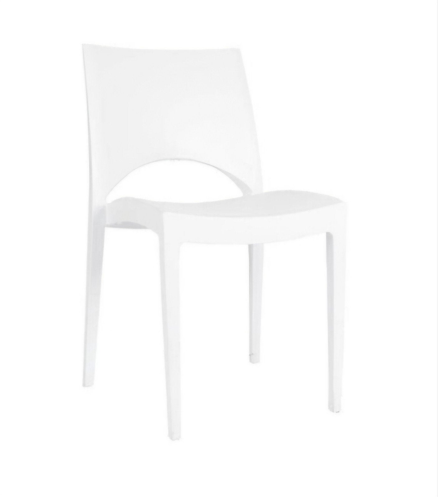STOEL MODERN WIT TE HUUR € 2,50 P/ST, Ophalen of Verzenden, Zo goed als nieuw, Overige