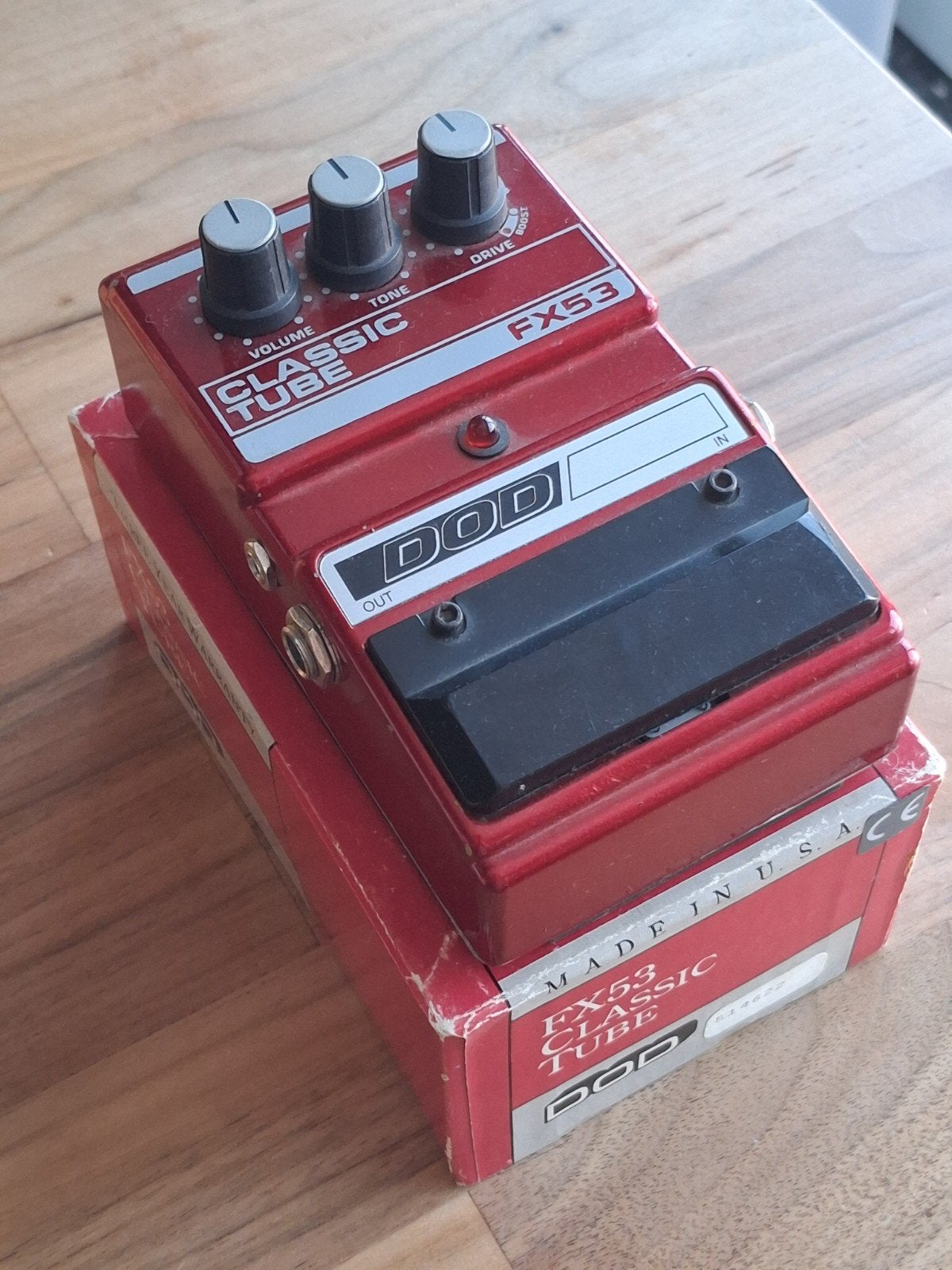 DOD FX53 Classic Tube Overdrive Pedaal (1985) - Made in USA, Muziek en Instrumenten, Effecten, Ophalen of Verzenden, Gebruikt