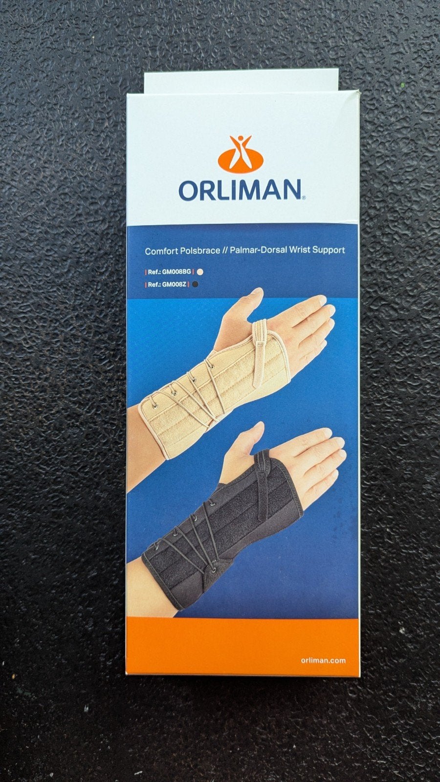 Orliman Comfort Polsbrace Links, Beige, Maat 1, Ophalen of Verzenden, Zo goed als nieuw, Overige typen