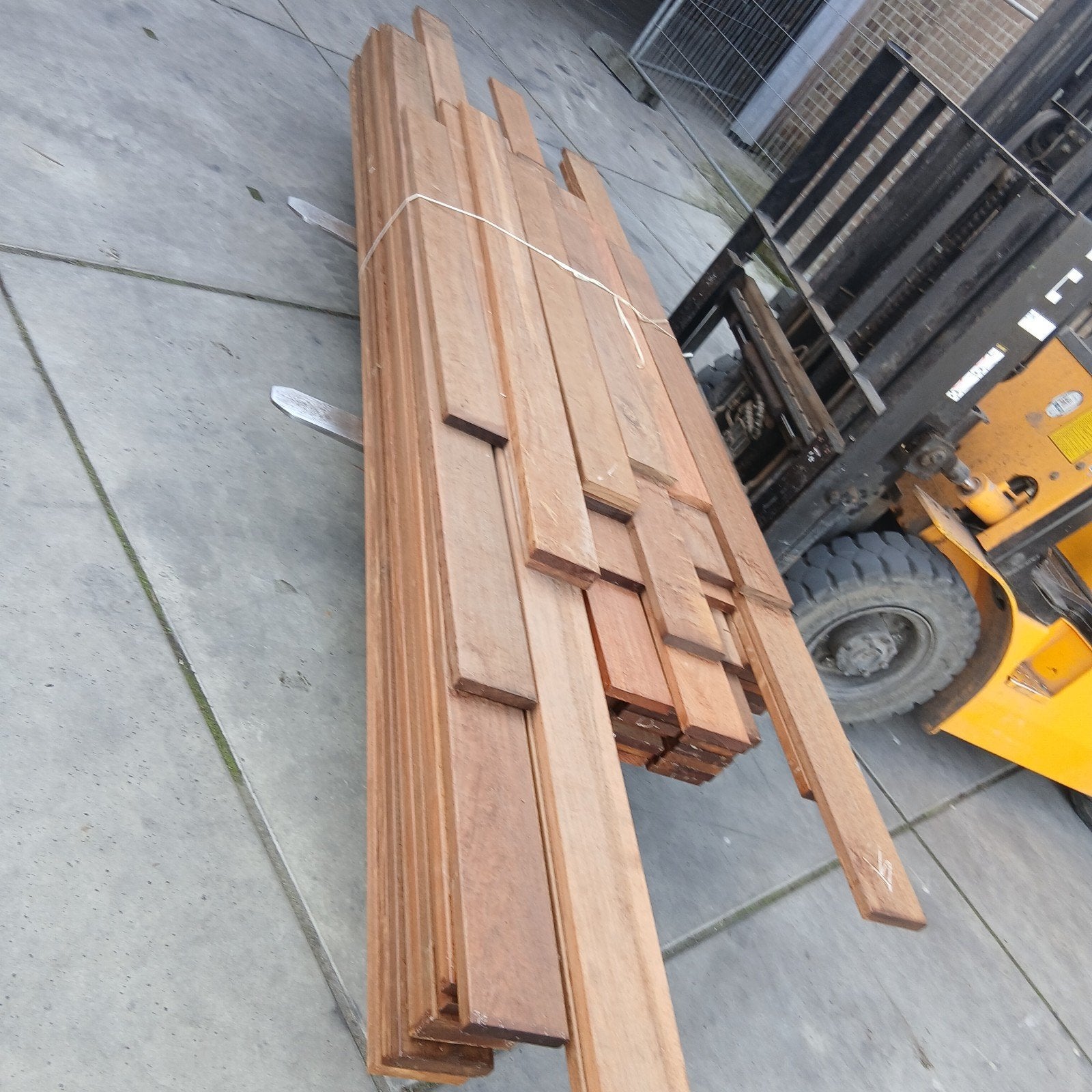 B-keus Ipe vlonderplanken, terrasplanken, dekdelen 25*140 mm, Ophalen, Nieuw, Hout