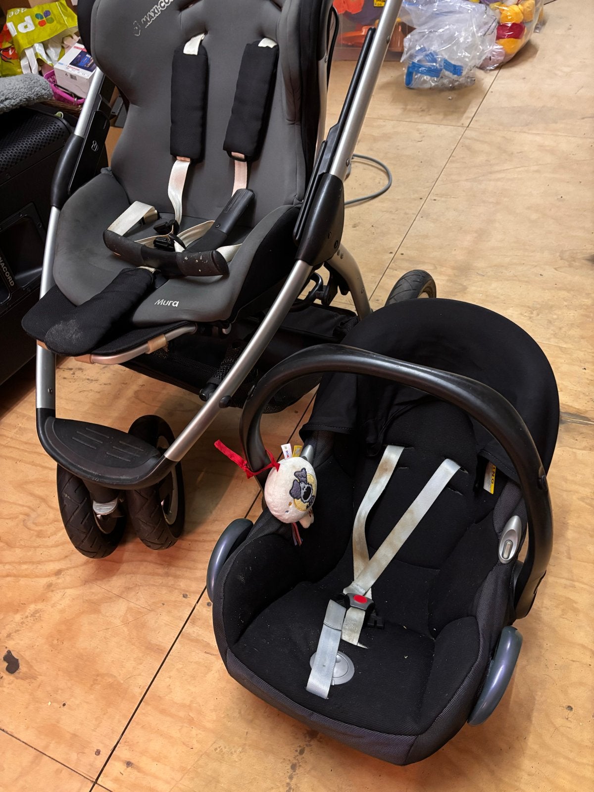 Maxi-Cosi Mura kinderwagen met autostoeltje, Ophalen, Gebruikt, Combiwagen, Met autostoeltje
