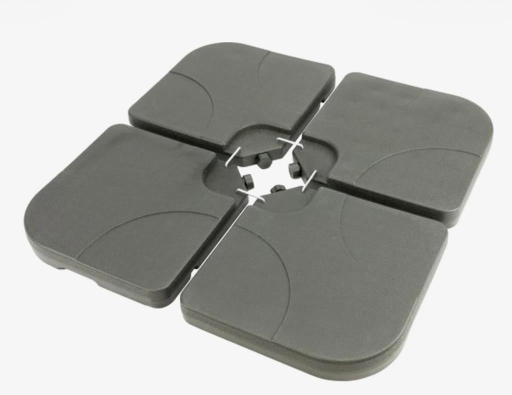 Gebruikte parasoltegels van H 7,5 x B 50 x B 50 cm, Ophalen, Gebruikt, Parasolvoet