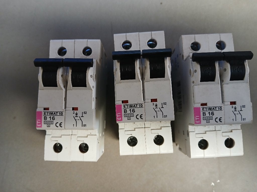 Holec en Eti installatie automaten, Ophalen of Verzenden, Gebruikt, Installatieautomaat