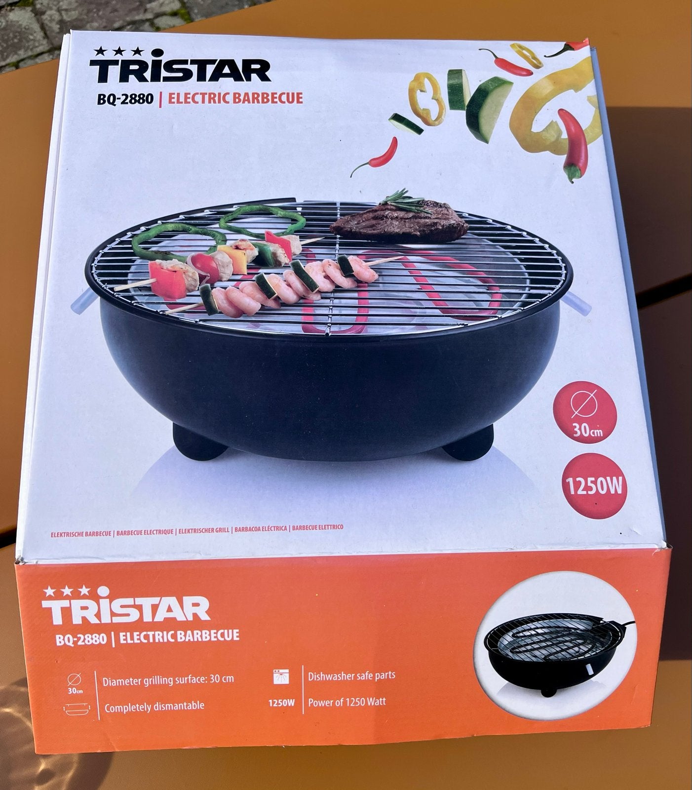 Tristar BQ-2880 Elektrische Barbecue - Nieuw in doos, Ophalen of Verzenden, Nieuw