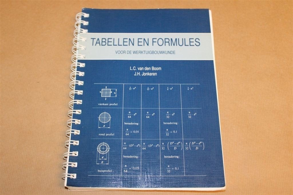 Tabellen en Formules voor de Werktuigbouwkunde, 2e dr., Ophalen of Verzenden, Gelezen, Bouwkunde