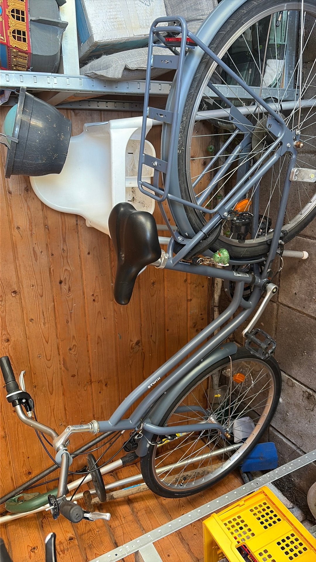 Btwinn 18 inch dames fiets, 45 tot 49 cm, Ophalen, Gebruikt, Overige merken