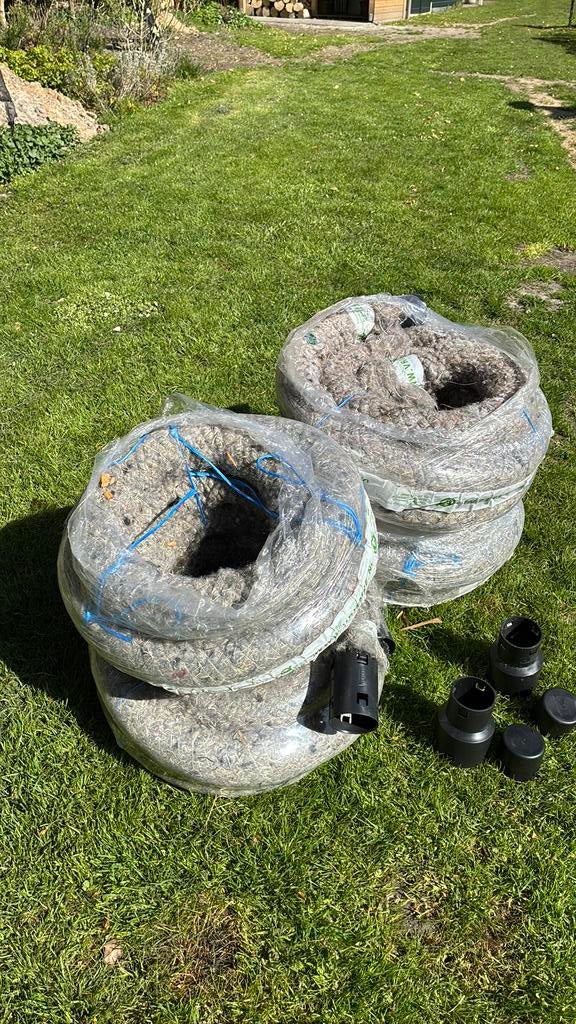 20m Drainagebuis 60mm, Ophalen, Pvc, 6 meter of meer, Overige typen