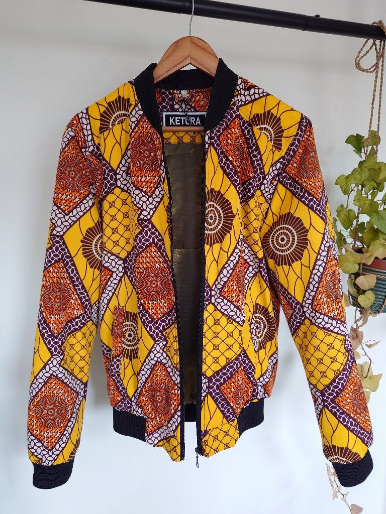 Collector's item Ketura unisex bomberjass top conditie, Ketura, Meerkleurig, Maat 42/44 (L), Ophalen of Verzenden