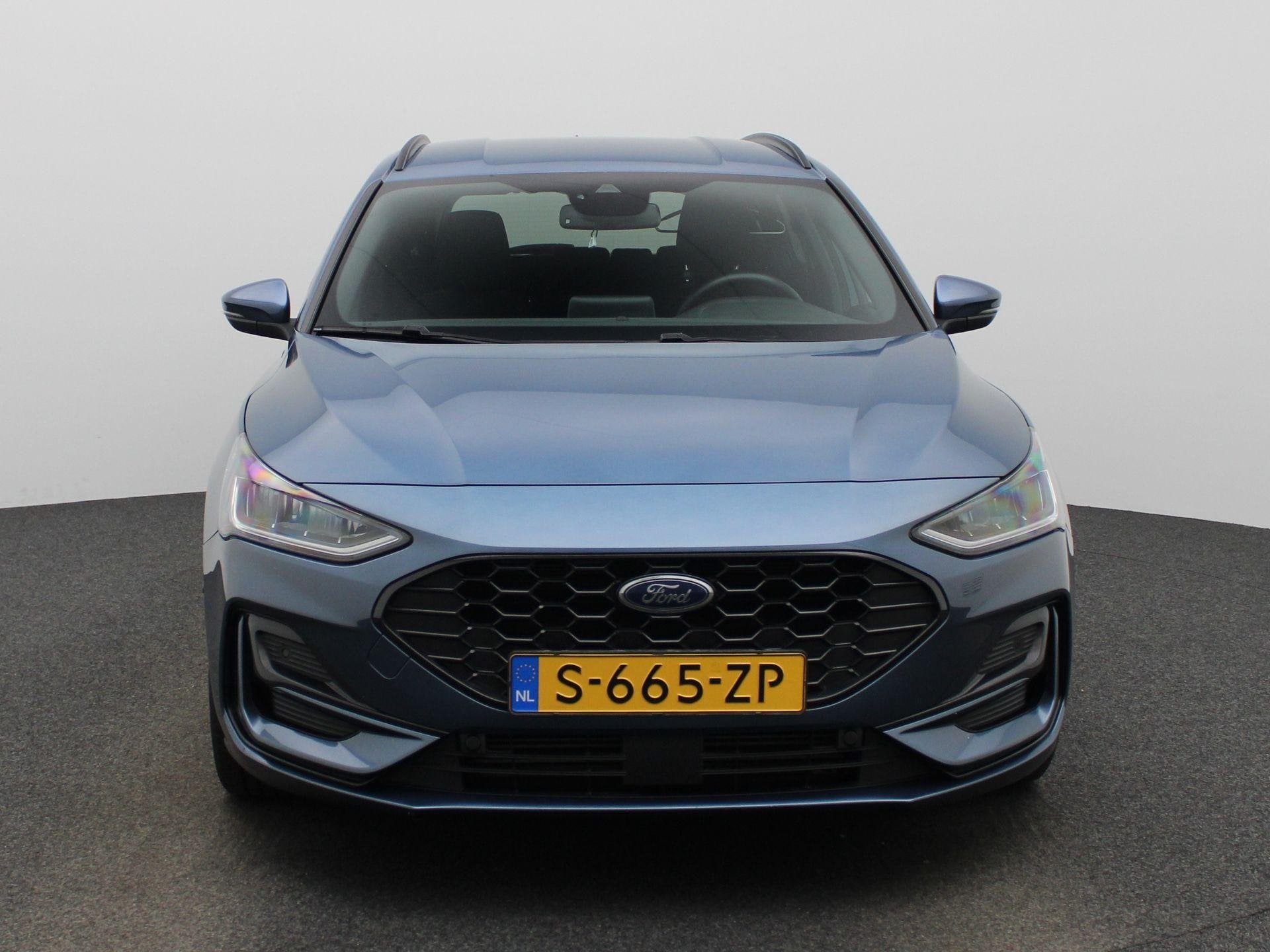 Ford Focus Wagon 1.0 EcoBoost Hybrid ST Line Style | Trekhaa, Auto's, Gebruikt, Euro 6, Blauw, Origineel Nederlands