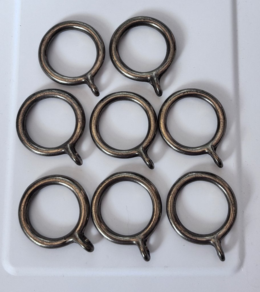 Gordijnring messing massief – 20 mm x 8 stuks NIEUW, Ophalen of Verzenden, Nieuw, Overige typen, Metaal