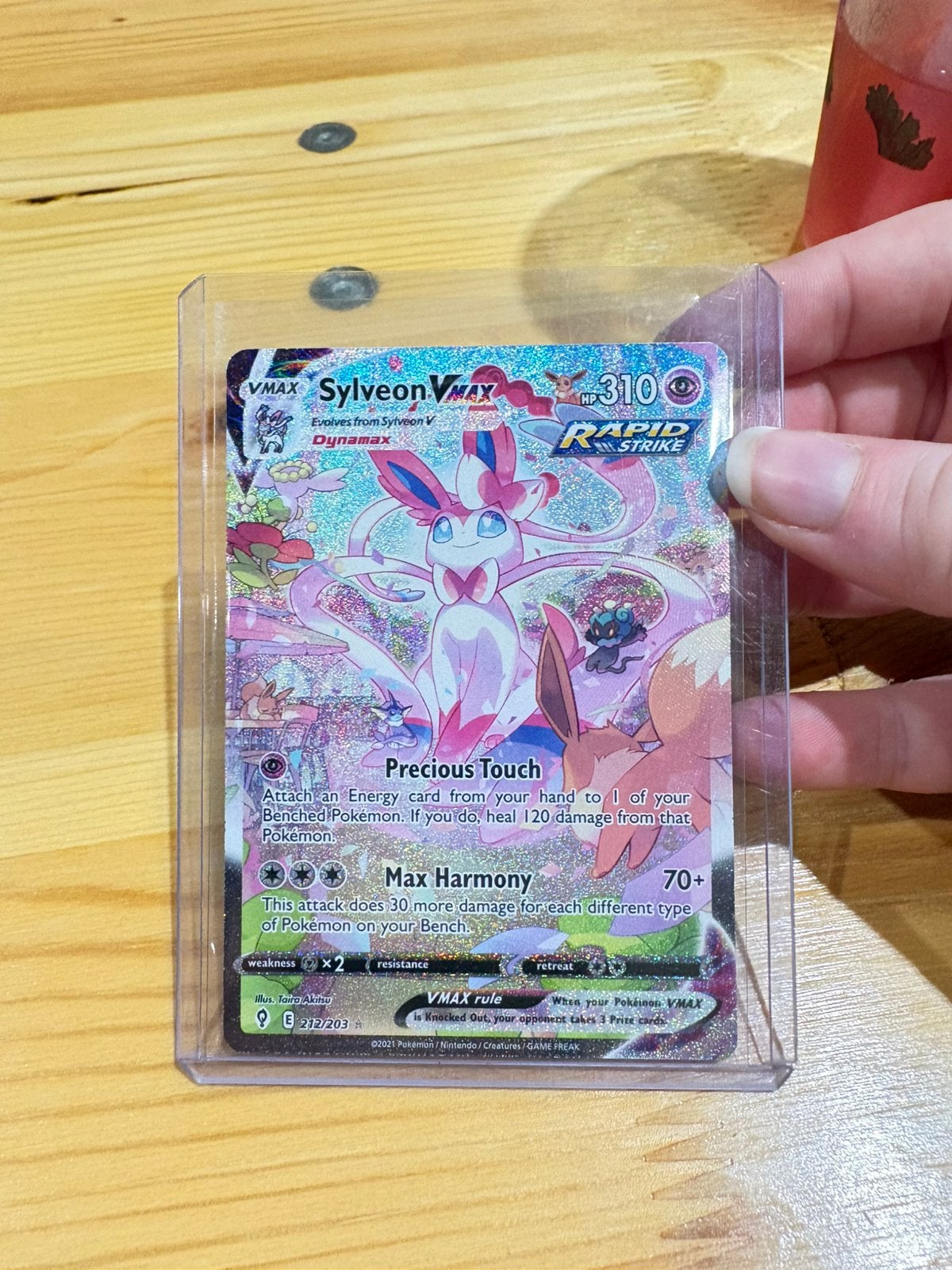 Pokemon sylveon vmax evolving skies 212/203, Hobby en Vrije tijd, Verzamelkaartspellen | Pokémon, Ophalen of Verzenden, Nieuw