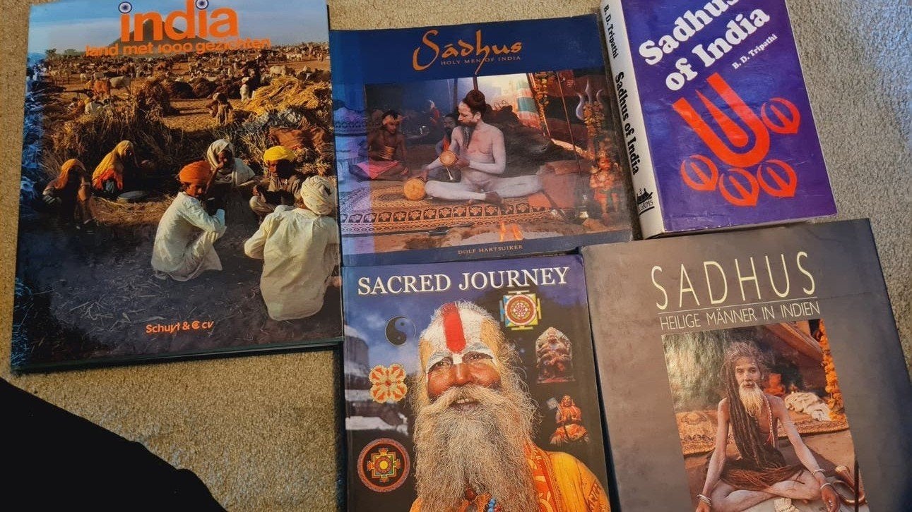 5 Boeken over India en Sadhu's - Spiritualiteit, Ophalen of Verzenden, Gelezen, Spiritualiteit algemeen, Achtergrond en Informatie