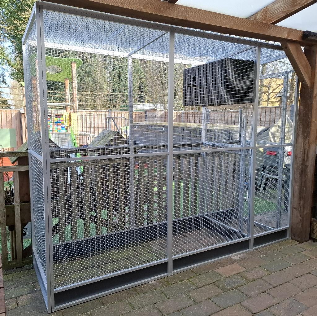 Maatwerk volières en kooi-elementen, Ophalen, Nieuw, Aluminium, Volière