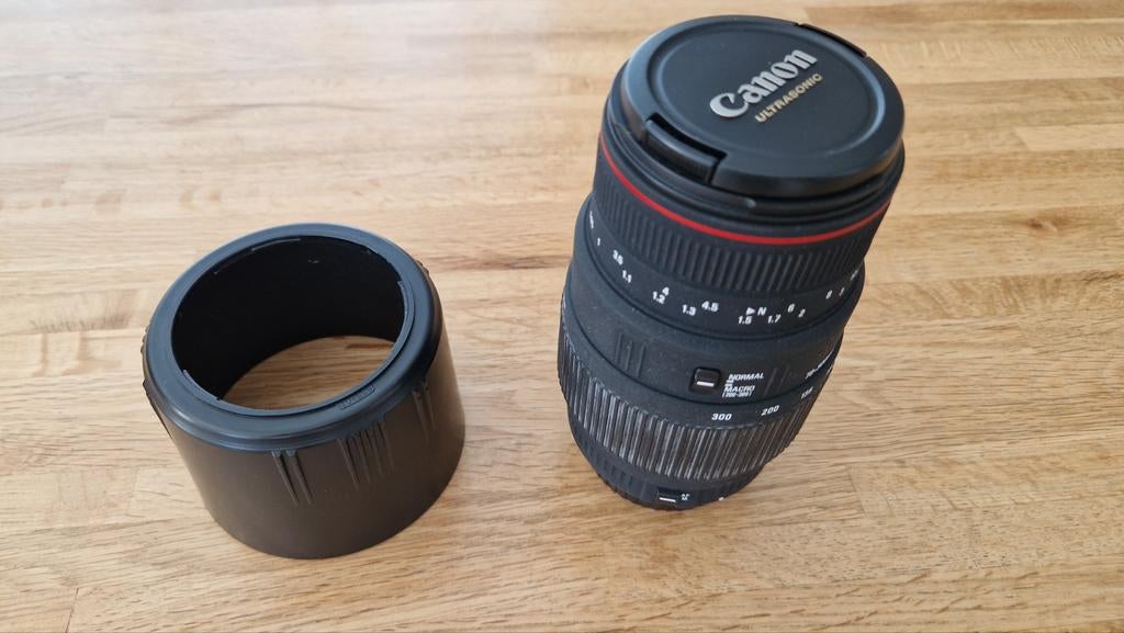 Sigma APO DG 70-300mm f/4-5.6 Canon lens, Audio, Tv en Foto, Fotografie | Lenzen en Objectieven, Ophalen of Verzenden, Gebruikt