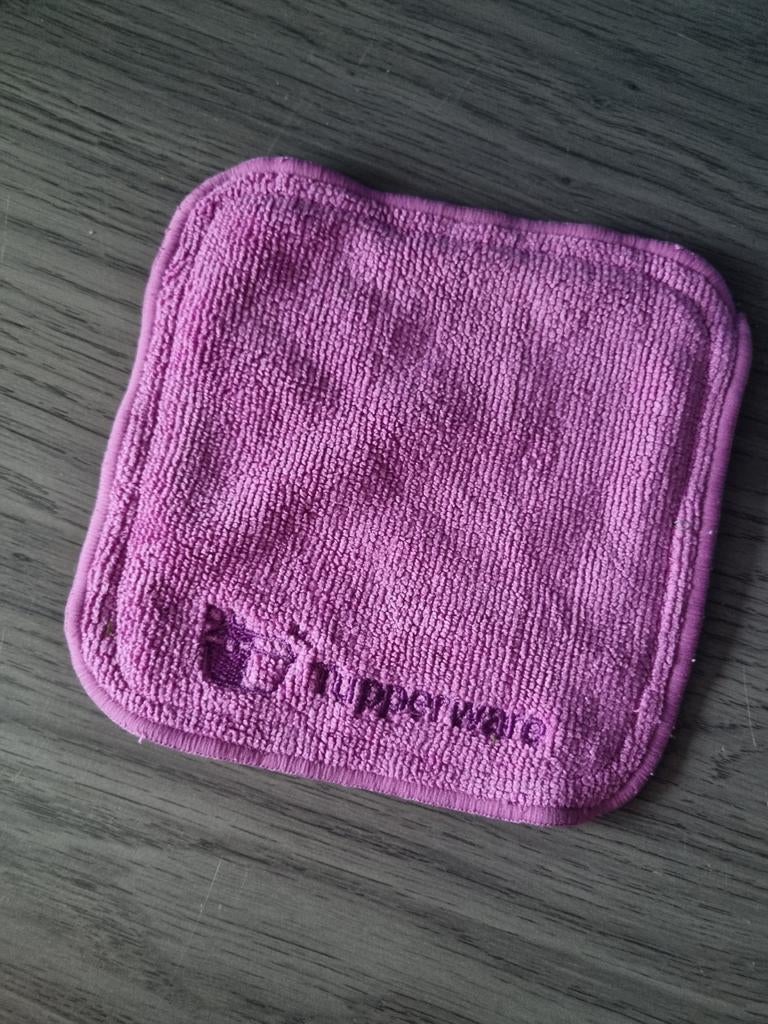Tupperware microvezeldoekje - paars/blauw, Huis en Inrichting, Keuken | Tupperware, Zo goed als nieuw, Overige typen, Blauw, Paars