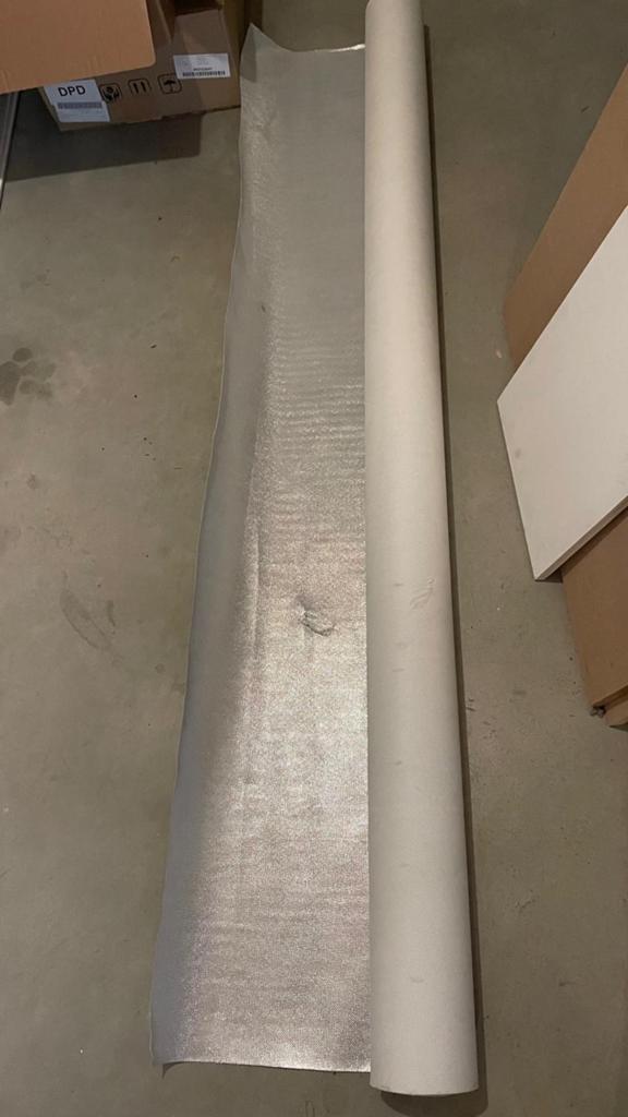 Isolatiefolie en dampremmende folie - Diverse rollen, Overige materialen, Zo goed als nieuw, 15 m² of meer, Vloerisolatie