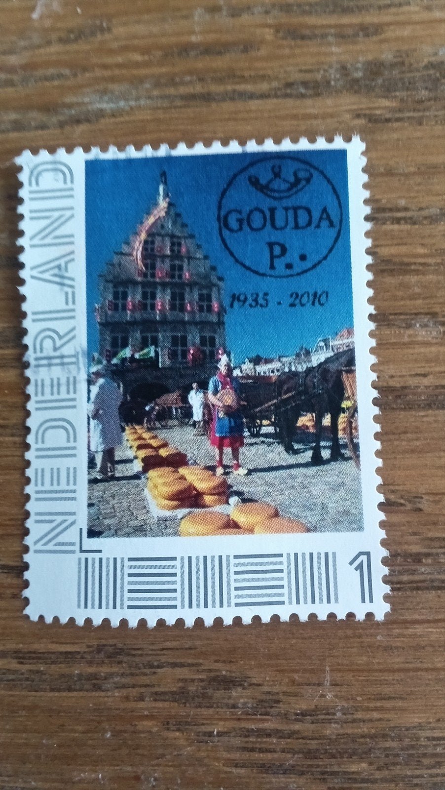 Persoonlijke Postzegel Nederland Gouda 1935-2010, Ophalen of Verzenden, Na 1940, Postfris