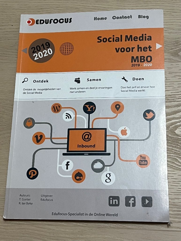 Social Media voor het MBO, 9789492442420, Boeken, Ophalen of Verzenden, Alpha, Zo goed als nieuw, MBO
