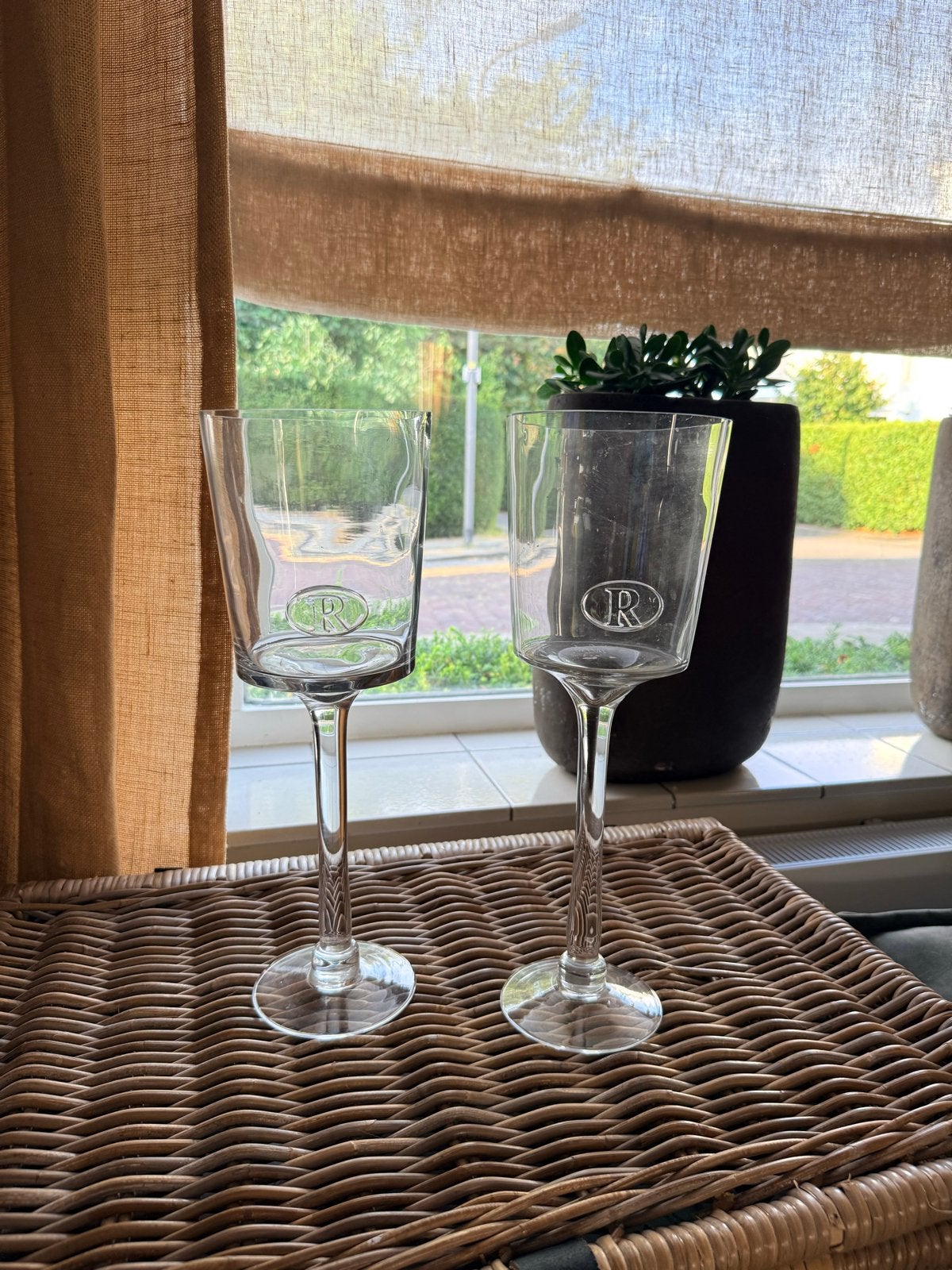 Set glazen Riviera Maison (vaas/kaarshouder), Ophalen