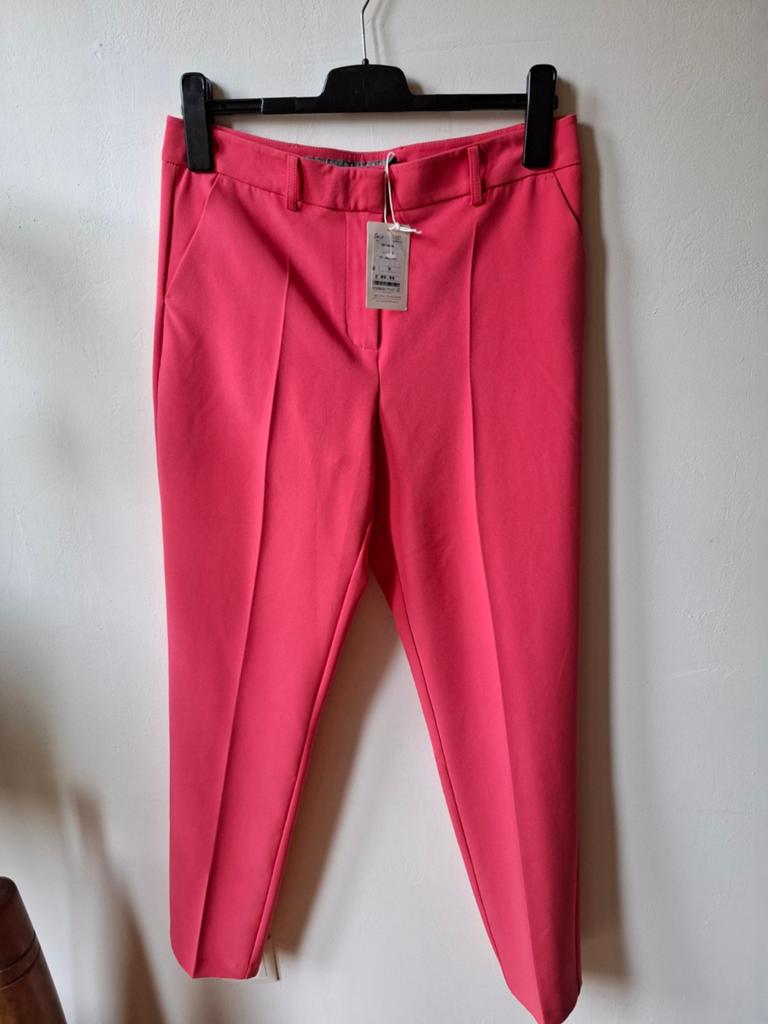 Geisha pantalon/broek frambooskleur maat: 38, Maat 38/40 (M), Geisha, Nieuw, Ophalen of Verzenden