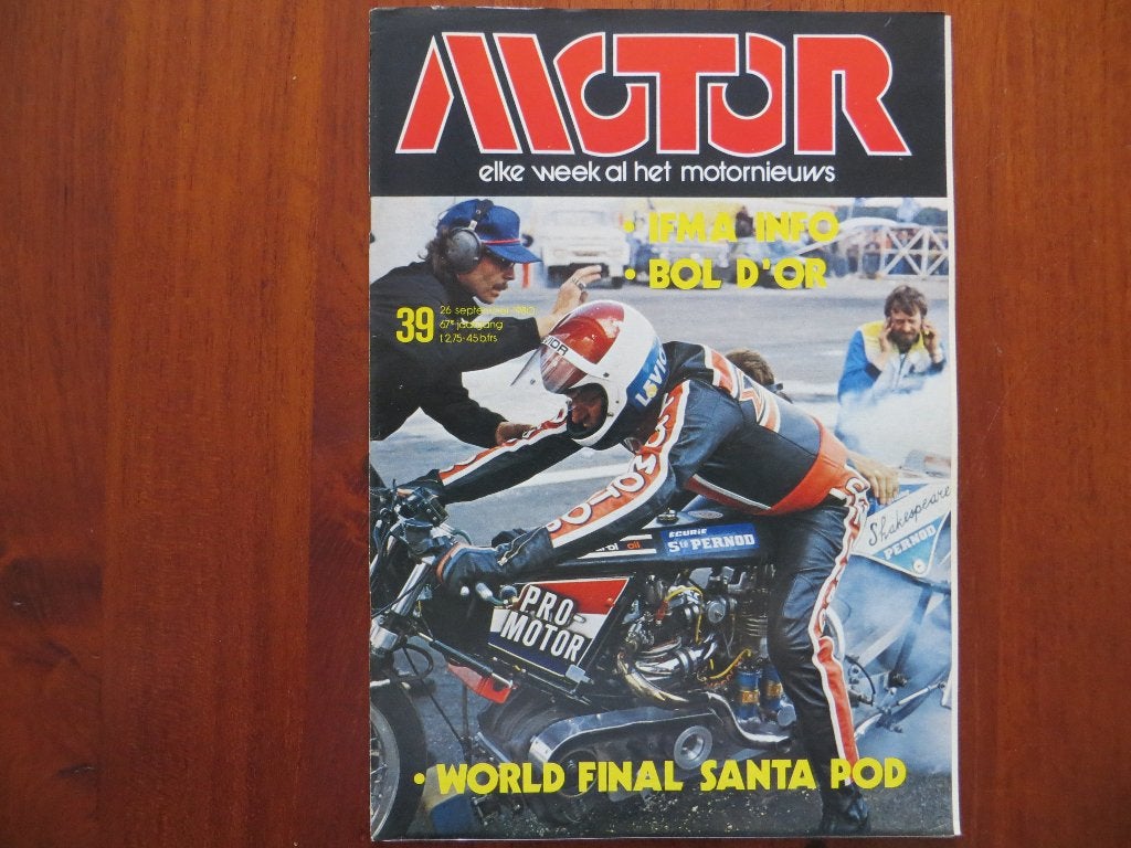 Motor 39 1980 IFMA, Bol d’Or, WK Zijspan Duitsland, Ophalen of Verzenden, Nieuw, Motoren