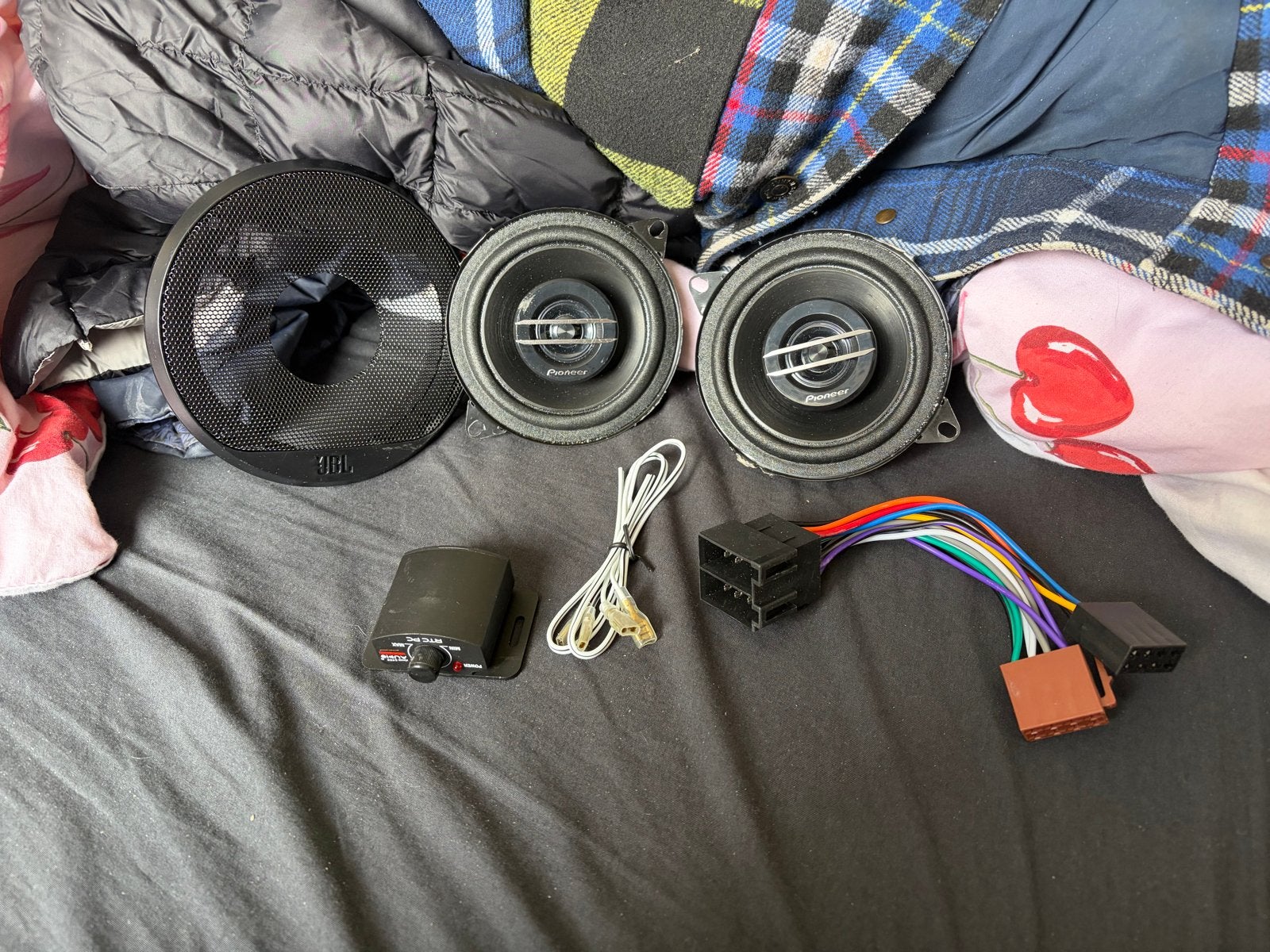 Pioneer TS-G1020F autospeakers met JBL rooster en kabels, Ophalen of Verzenden, Gebruikt
