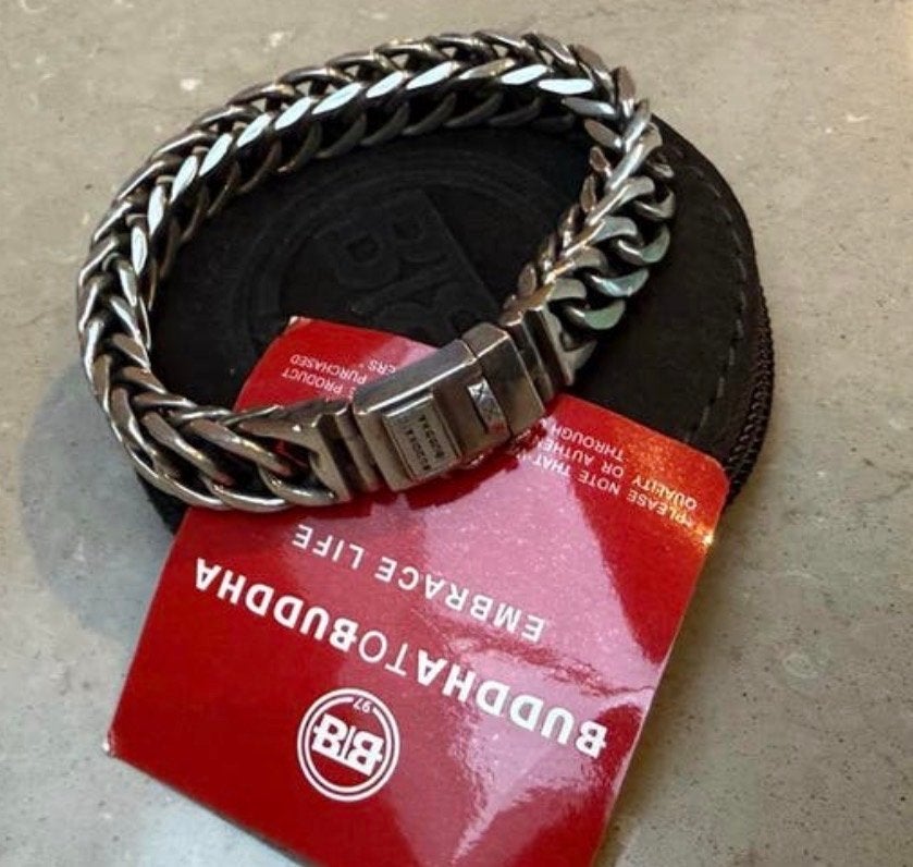 Buddha to Buddha Armband Esther Small Zilver, Ophalen of Verzenden, Zo goed als nieuw, Zilver